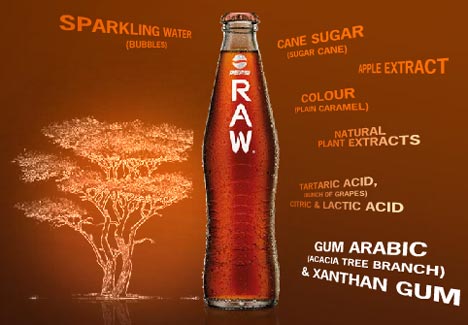 Pepsi Raw, ¿un refresco con ingredientes naturales?