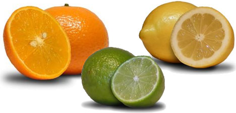 naranja y limon